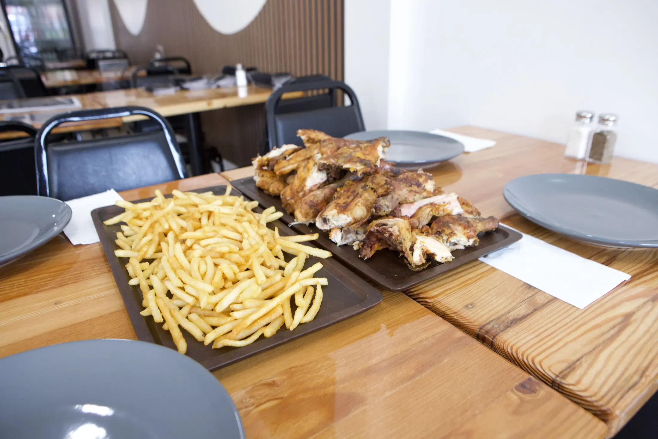 Piri-piri chicken and fries